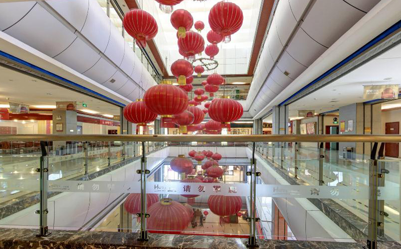 东阳红木家具市场三楼